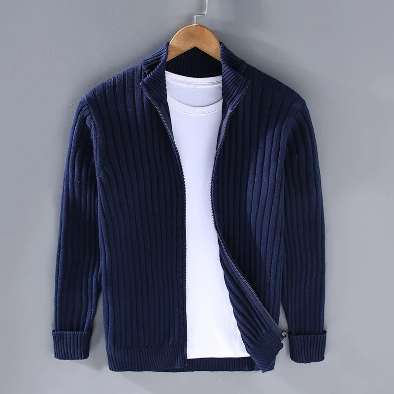 LALUNA® | RIBBED ZIP-UP JACKET