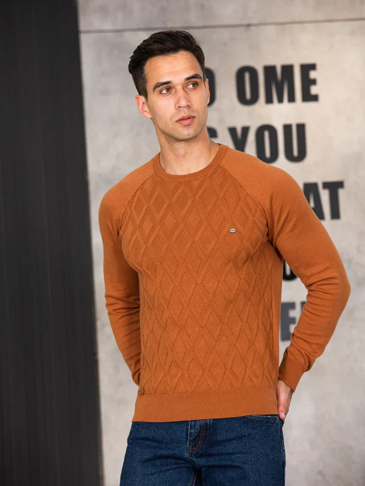 Laluna® | Men's Checked Sweater