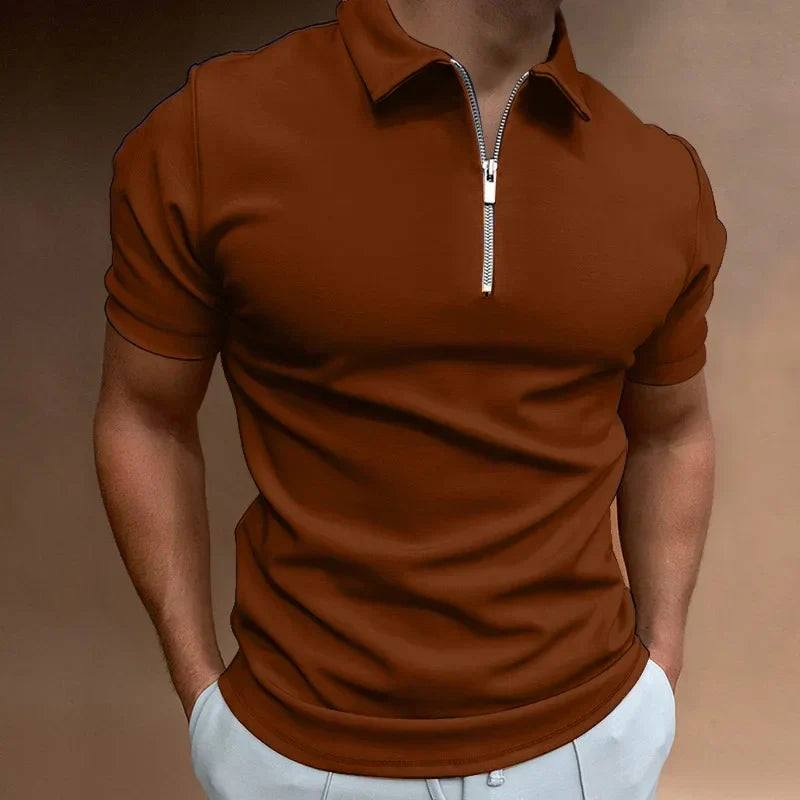 Laluna® Classic Zipper Polo Shirt