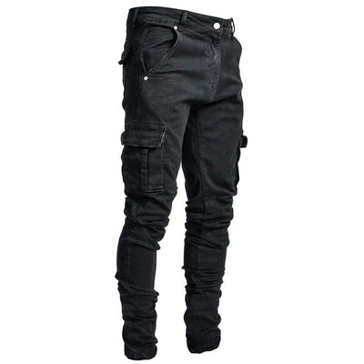 Laluna® | Elastic Cargo Street Jeans