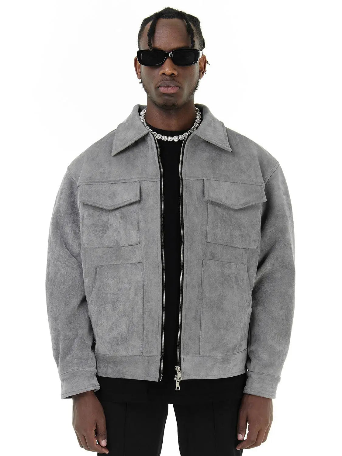 Laluna® | Oversized Suede Jacket
