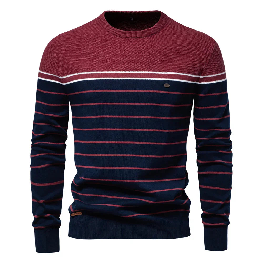 Laluna® | Men's Striped Sweater