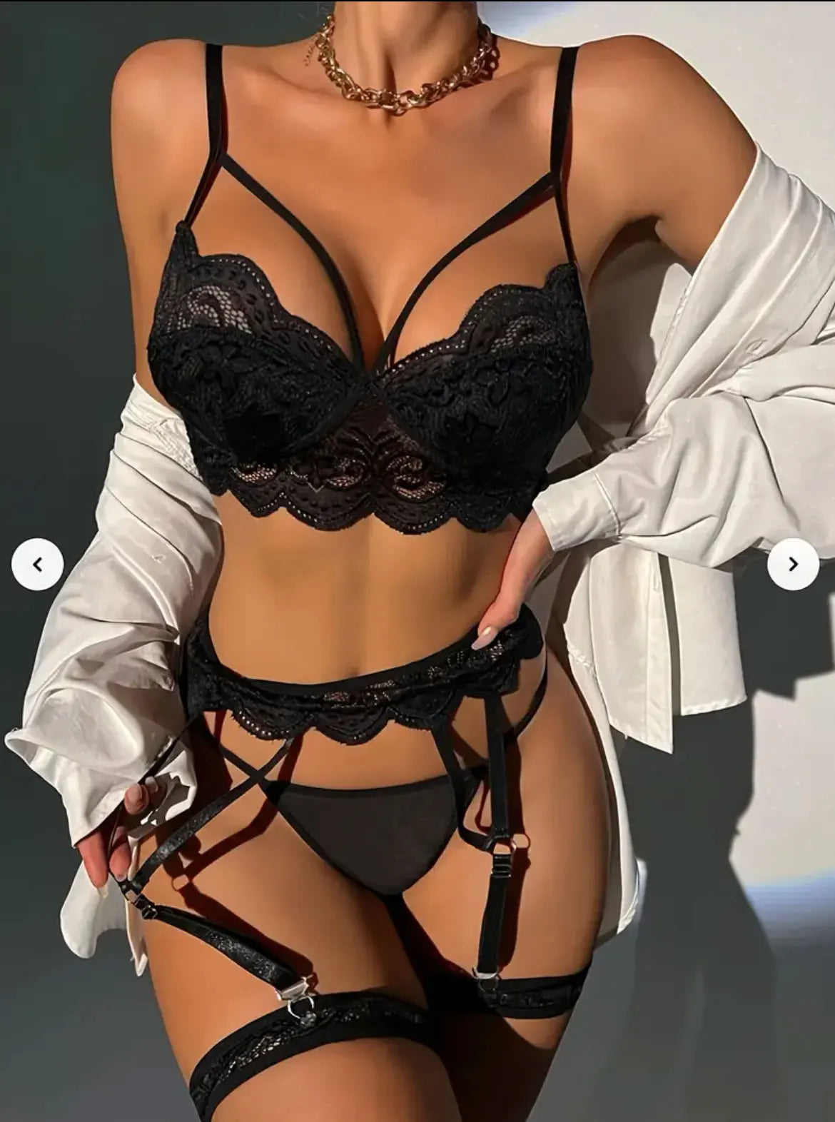 Laluna® | Elegant Luxe Lingerie Ensemble