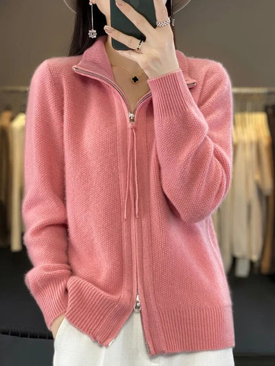 Laluna® | Snug Zip-Up Cardigan