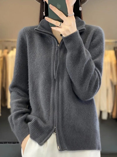 Laluna® | Snug Zip-Up Cardigan