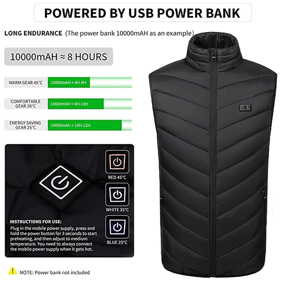 Icone™ Slim Fit Heated Body Warmer Vest