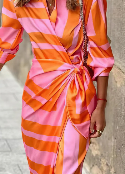 Laluna® | Printed Wrap Dress