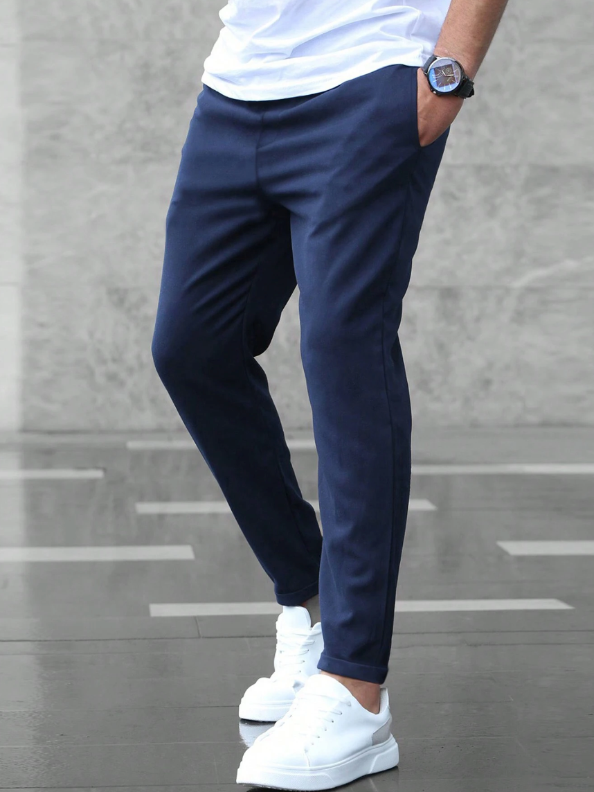 Modern stretch pants for men