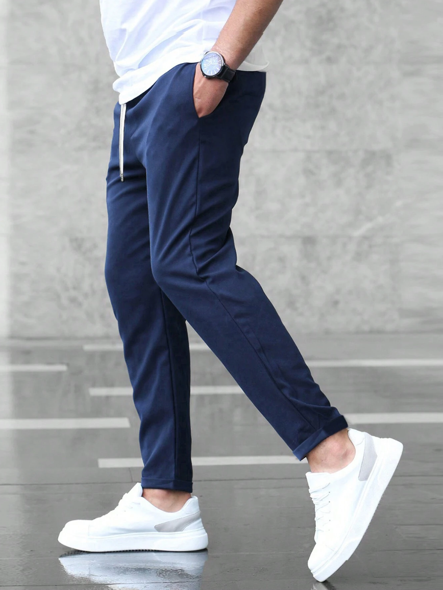 Modern stretch pants for men