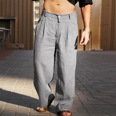 Laluna® Wide-Leg Linen Pants