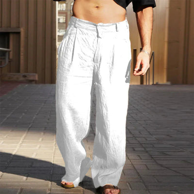 Laluna® Wide-Leg Linen Pants