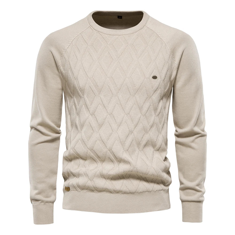 Laluna® | Men's Checked Sweater