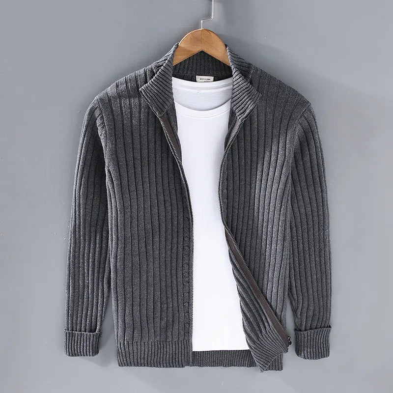 LALUNA® | RIBBED ZIP-UP JACKET