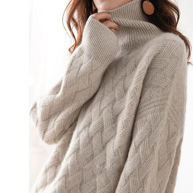Laluna® | Cozy Knitted Turtleneck Pullover