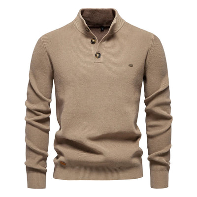 Laluna® | Men's Button-Detail Sweater