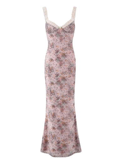 Laluna® | Floral Dress in Pink Camouflage
