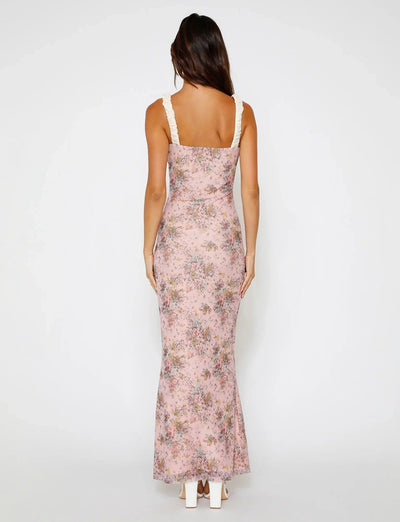 Laluna® | Floral Dress in Pink Camouflage