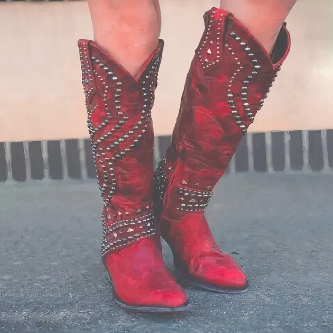 Laluna® | Western Knee-High Boots