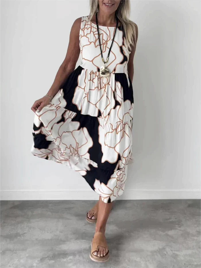 Laluna® | Cozy Floral Dress