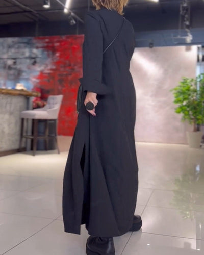 Laluna® | Flowing Maxi Dress with Side Slit