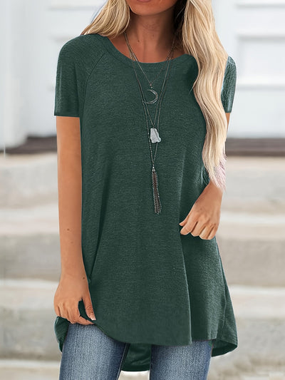 Laluna® Round Neck Short Sleeve T-Shirt