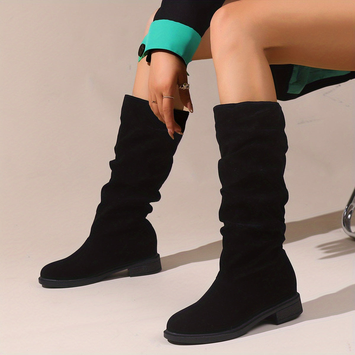 Laluna® | Cozy Mid-Calf Booties
