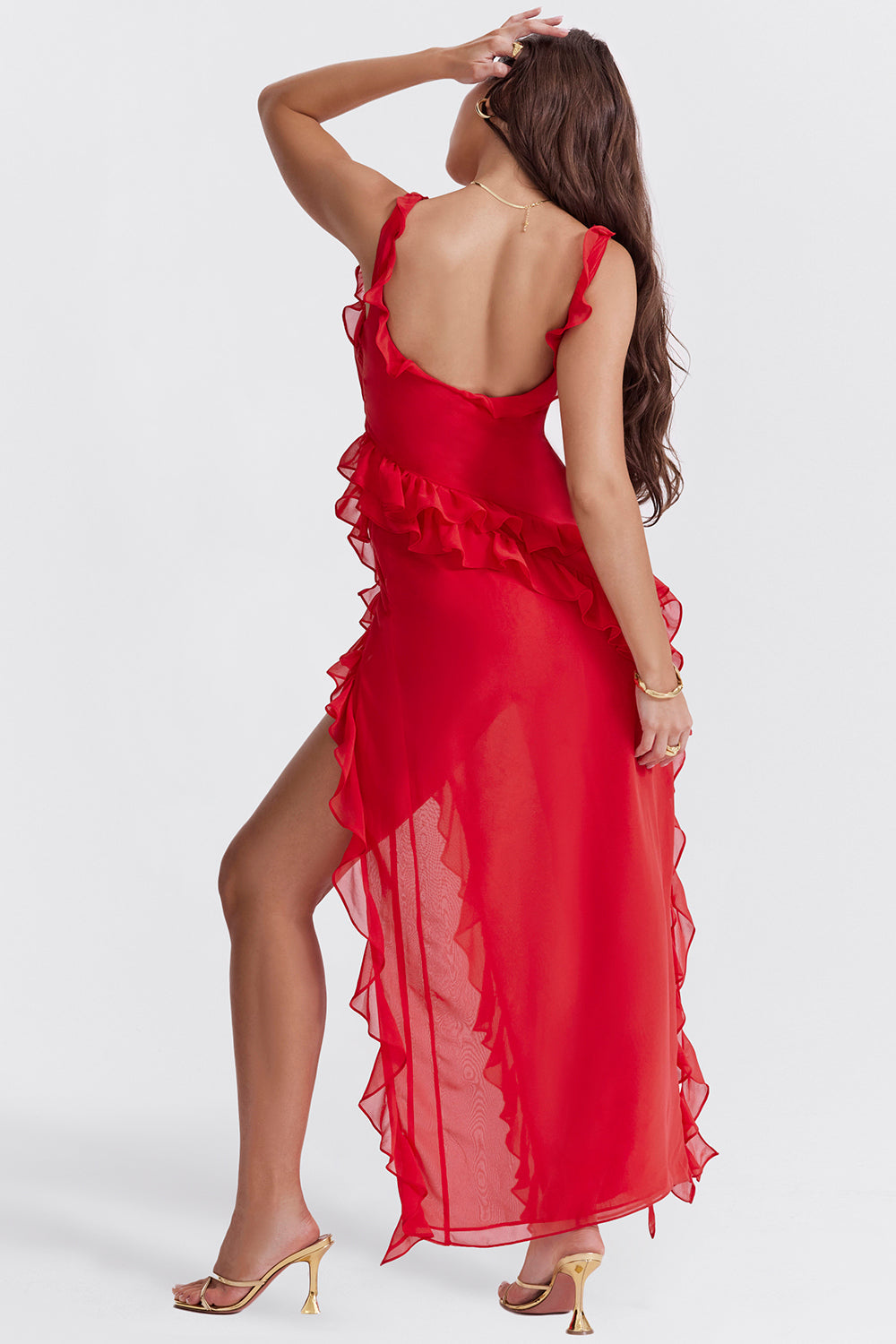Laluna® | Ruffled Radiance Dress