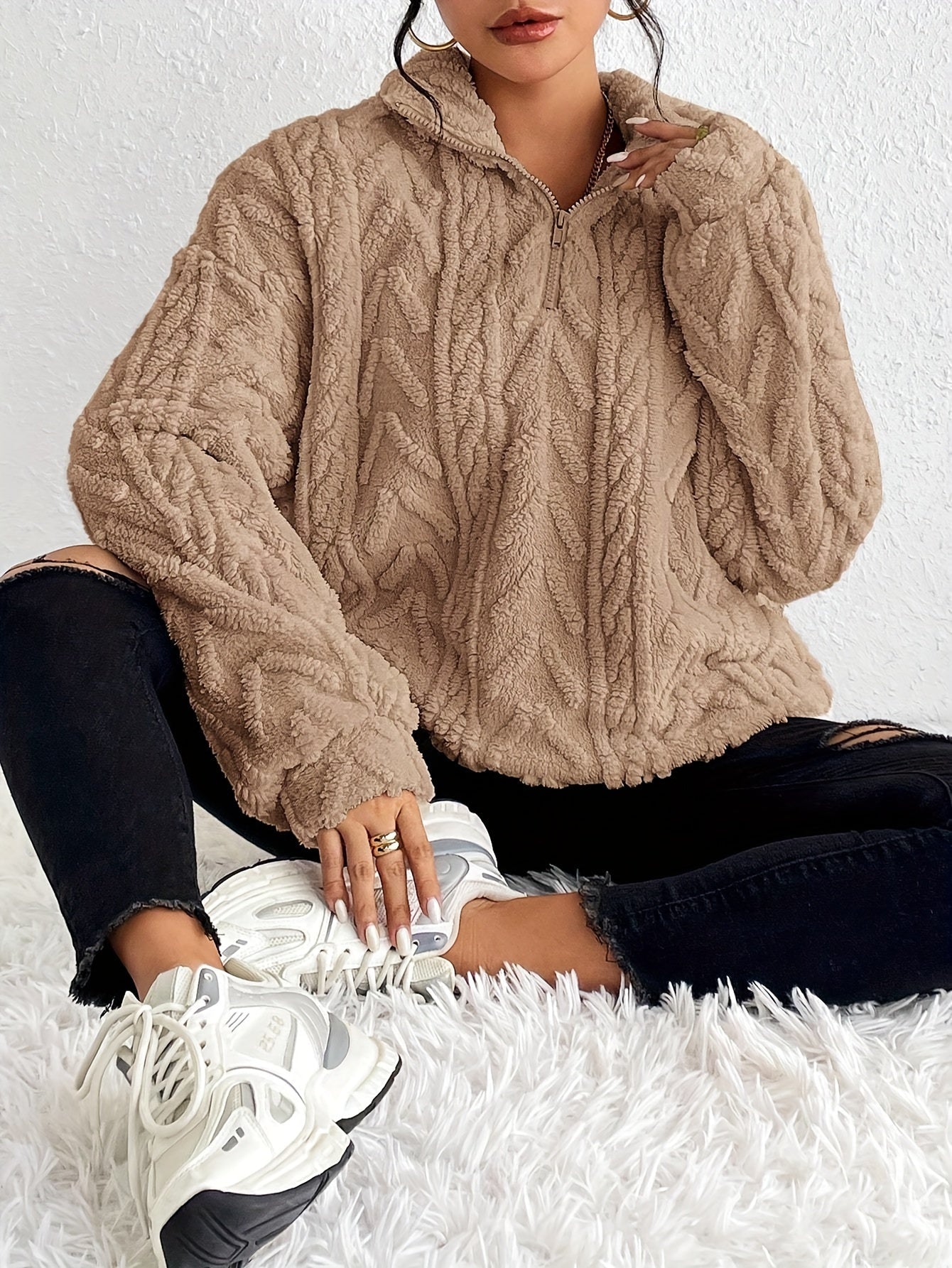 Laluna® | Stylish Fleece Sweater