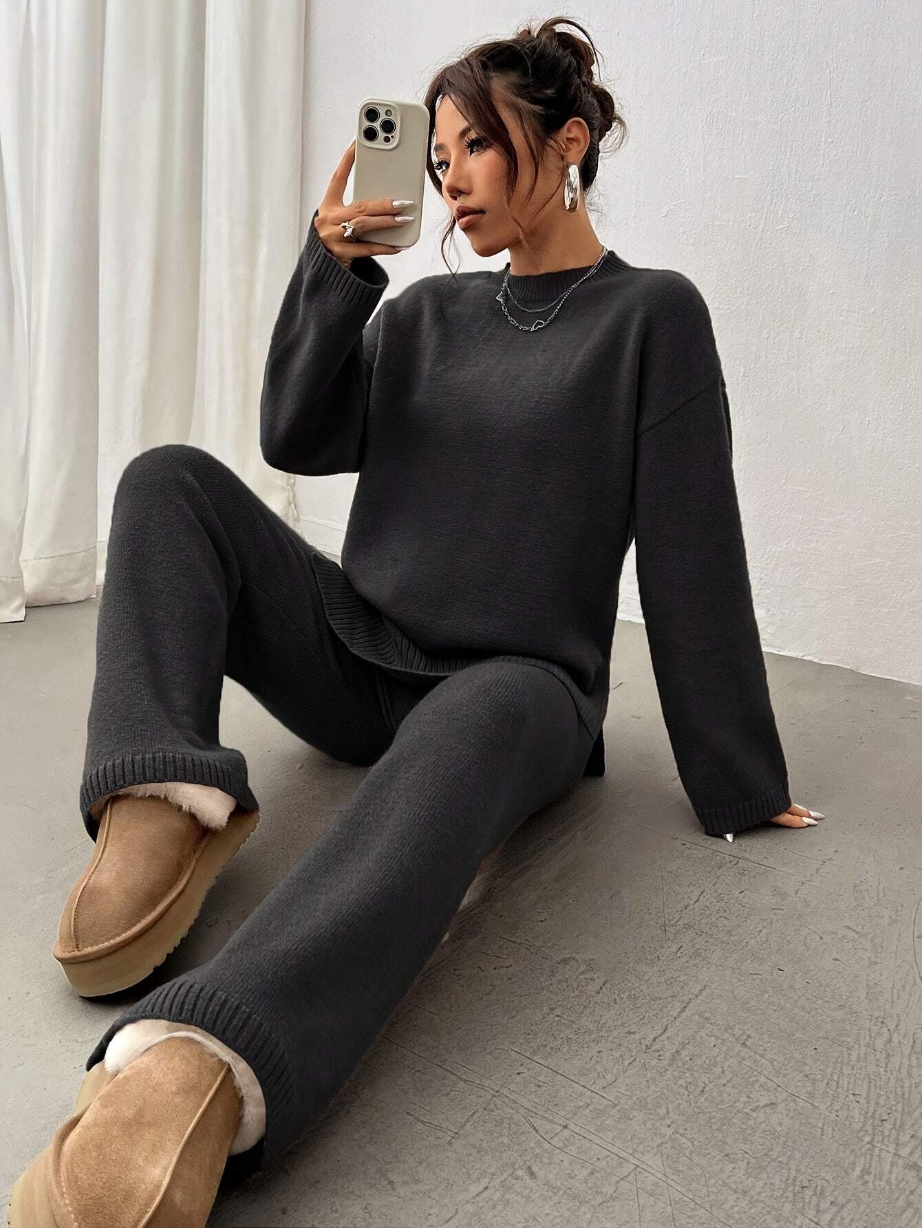 Laluna® | Ribbels Knitwear Set