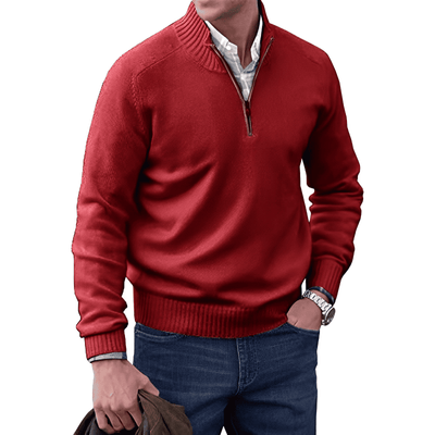 Laluna® | Luxe Cashmere Zip-Up Sweater