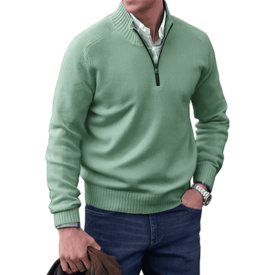 Laluna® | Luxe Cashmere Zip-Up Sweater
