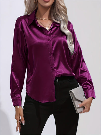 LALUNA® | Luxurious Satin Blouse