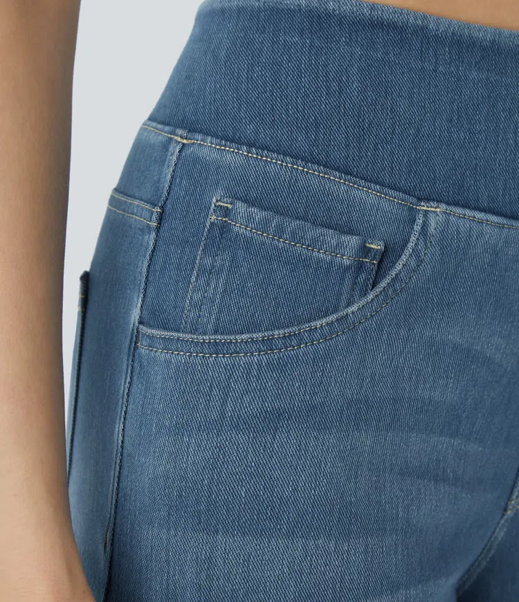 Laluna® | Comfortable high-waisted jeans