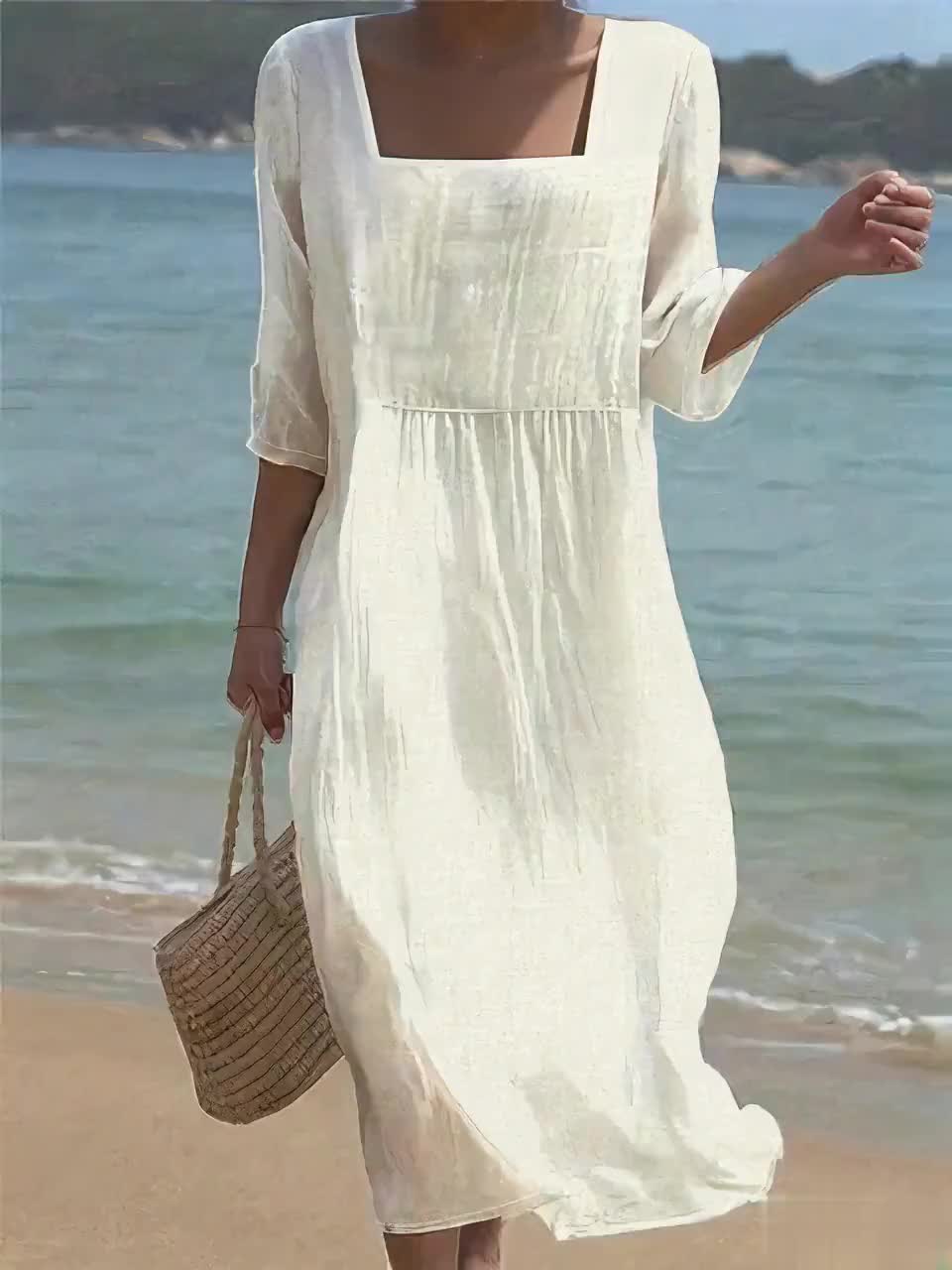 Laluna® | Relaxed Linen Dress