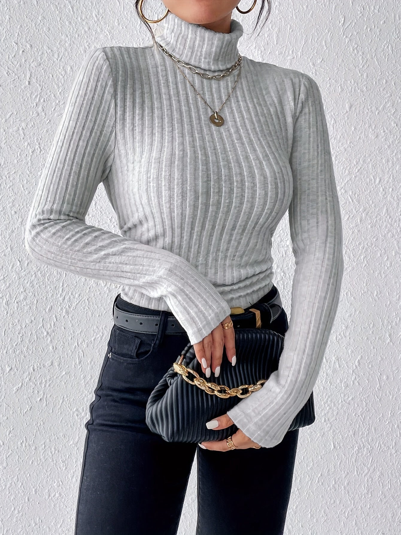 LALUNA® | Relaxed Turtleneck Sweater