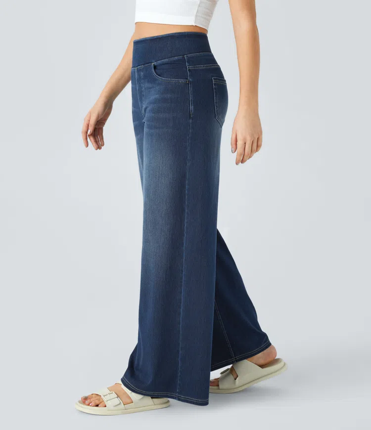 Laluna® | Comfortable high-waisted jeans