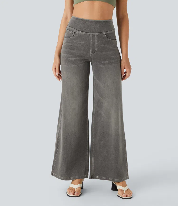 Laluna® | Comfortable high-waisted jeans