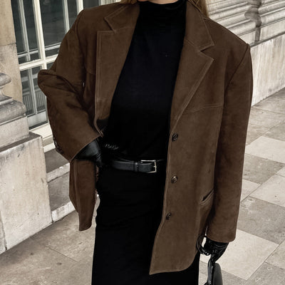 LALUNA® | Suede Blazer Jacket
