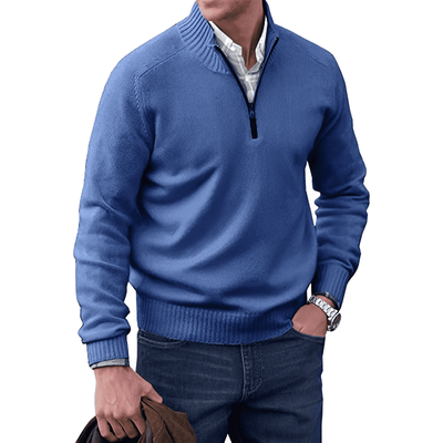 Laluna® | Luxe Cashmere Zip-Up Sweater