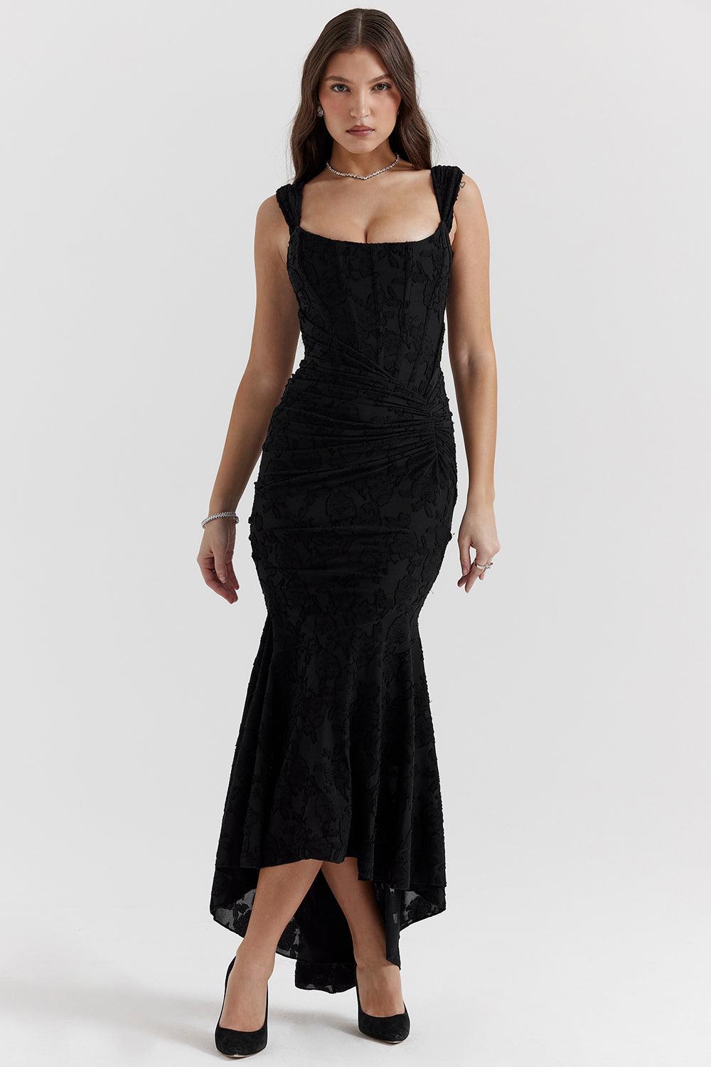 Laluna® | Textured Maxi Gown