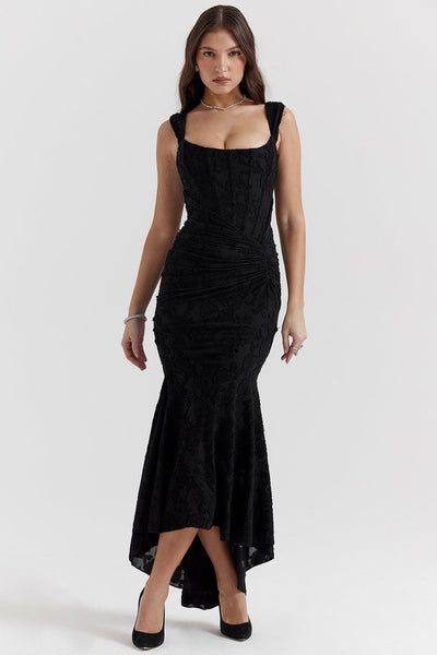 Laluna® | Textured Maxi Gown