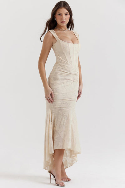 Laluna® | Textured Maxi Gown