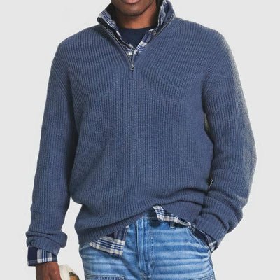 LALUNA® | ZIP-UP KNITTED SWEATER