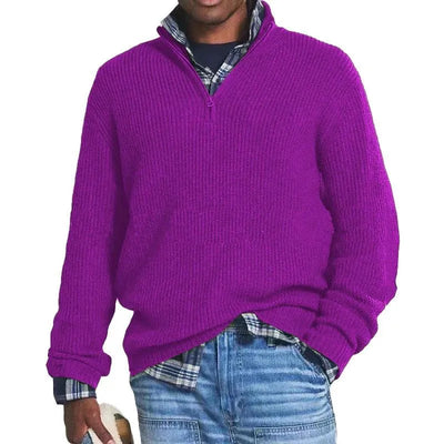 LALUNA® | Men's Knitted Sweater with Zipper