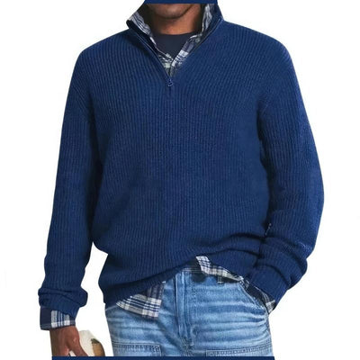 LALUNA® | Men's Knitted Sweater with Zipper