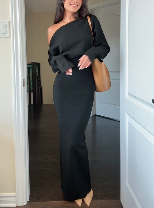 Laluna® | Asymmetrical One-Shoulder Dress