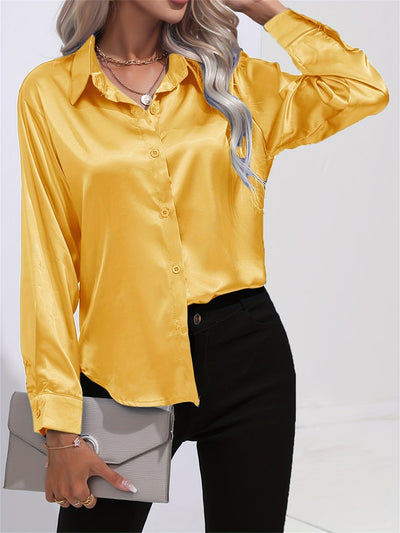 LALUNA® | Luxurious Satin Blouse