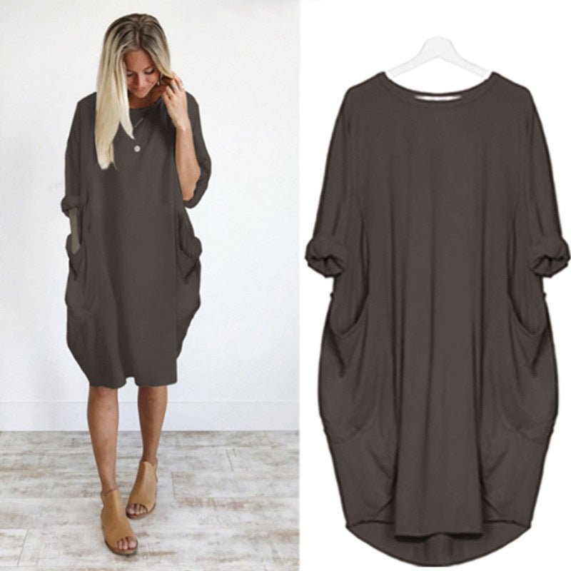Women's Pocketed Dress - Buy One, Get One Free!