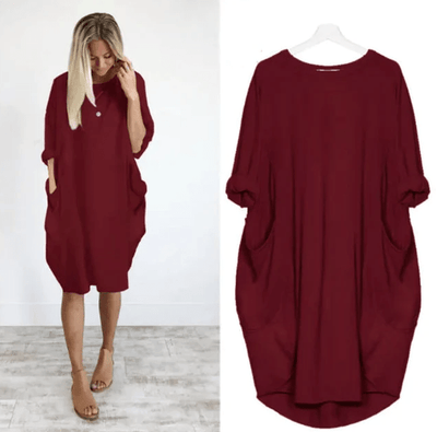 Women's Pocketed Dress - Buy One, Get One Free!