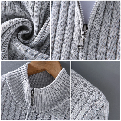 LALUNA® | RIBBED ZIP-UP JACKET